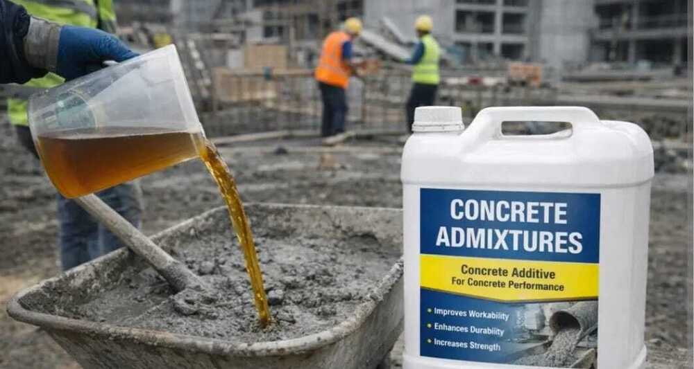 Liquid Concrete Admixture Container