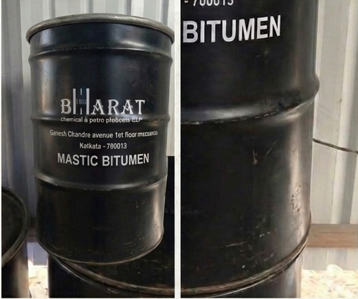 Bharat Chemical Mastic Bitumen 200kg Metal Drum