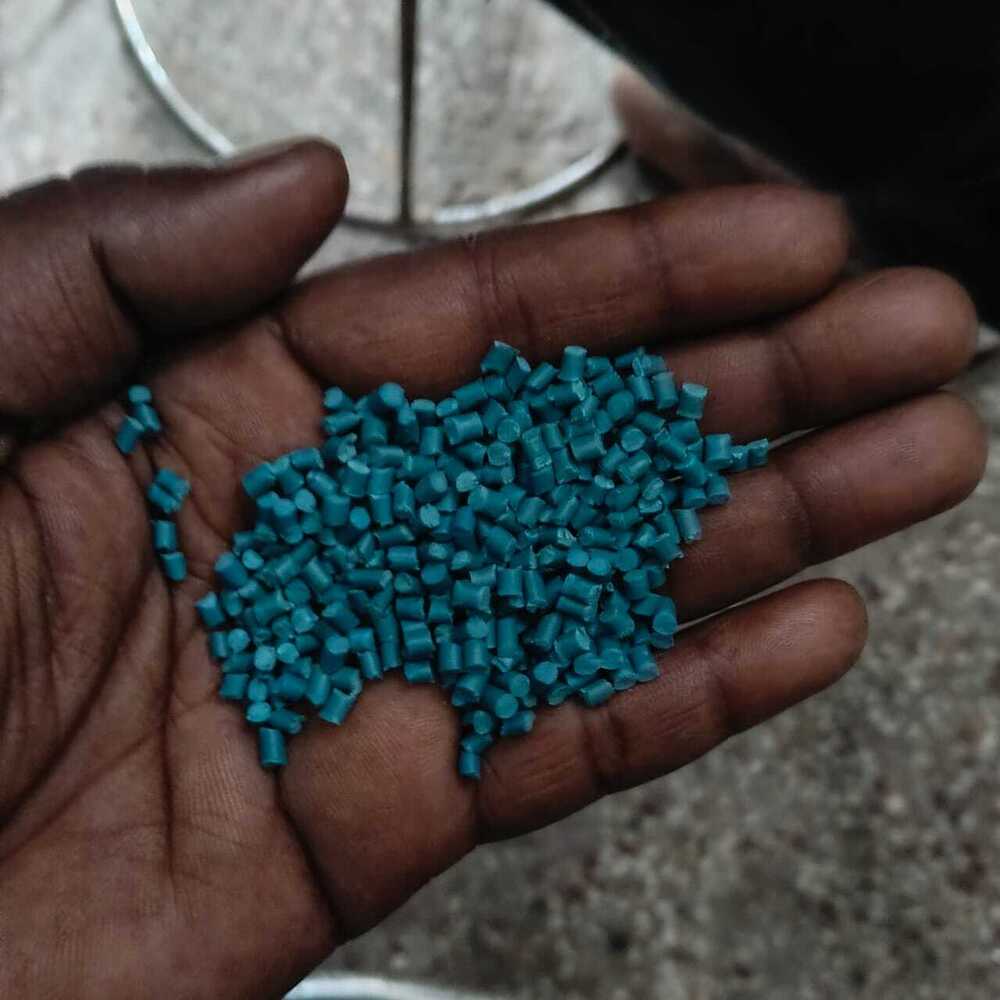 Blue Reprocessed HIPS Granules