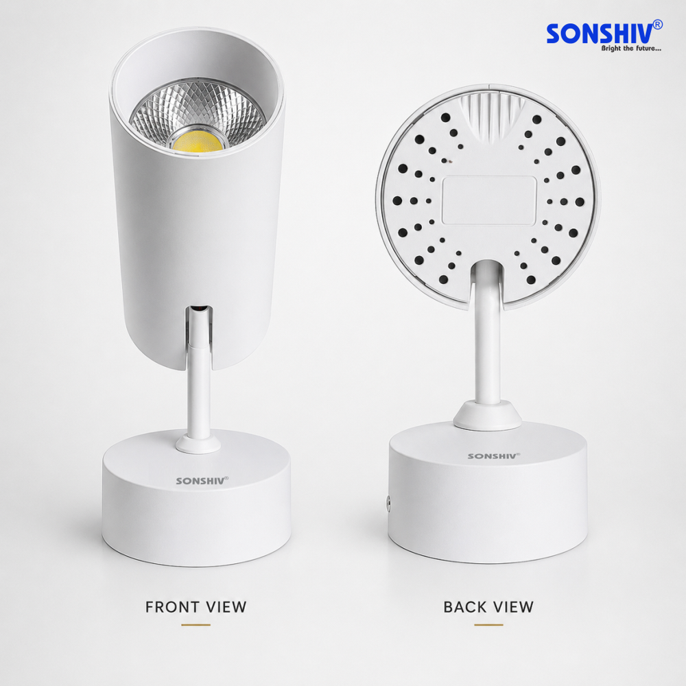 White Body Track Light