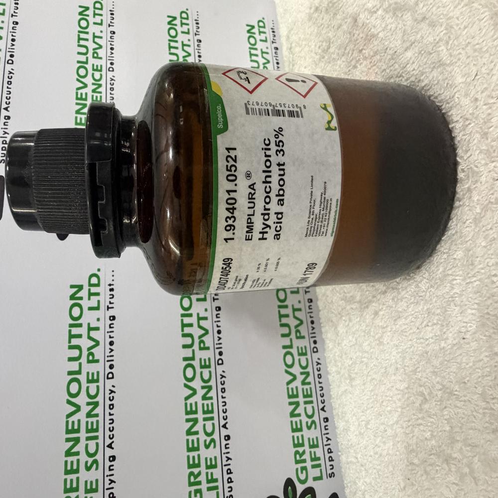 MERCK Hydrochloric Acid Lr , 500 ml