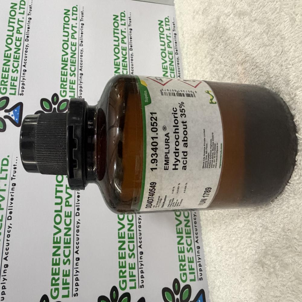 MERCK Hydrochloric Acid Lr , 500 ml