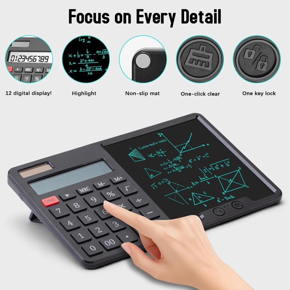 Calculator With Lcd Notepad