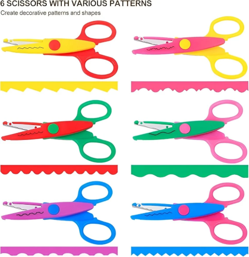 Plastic Zigzag Scissor