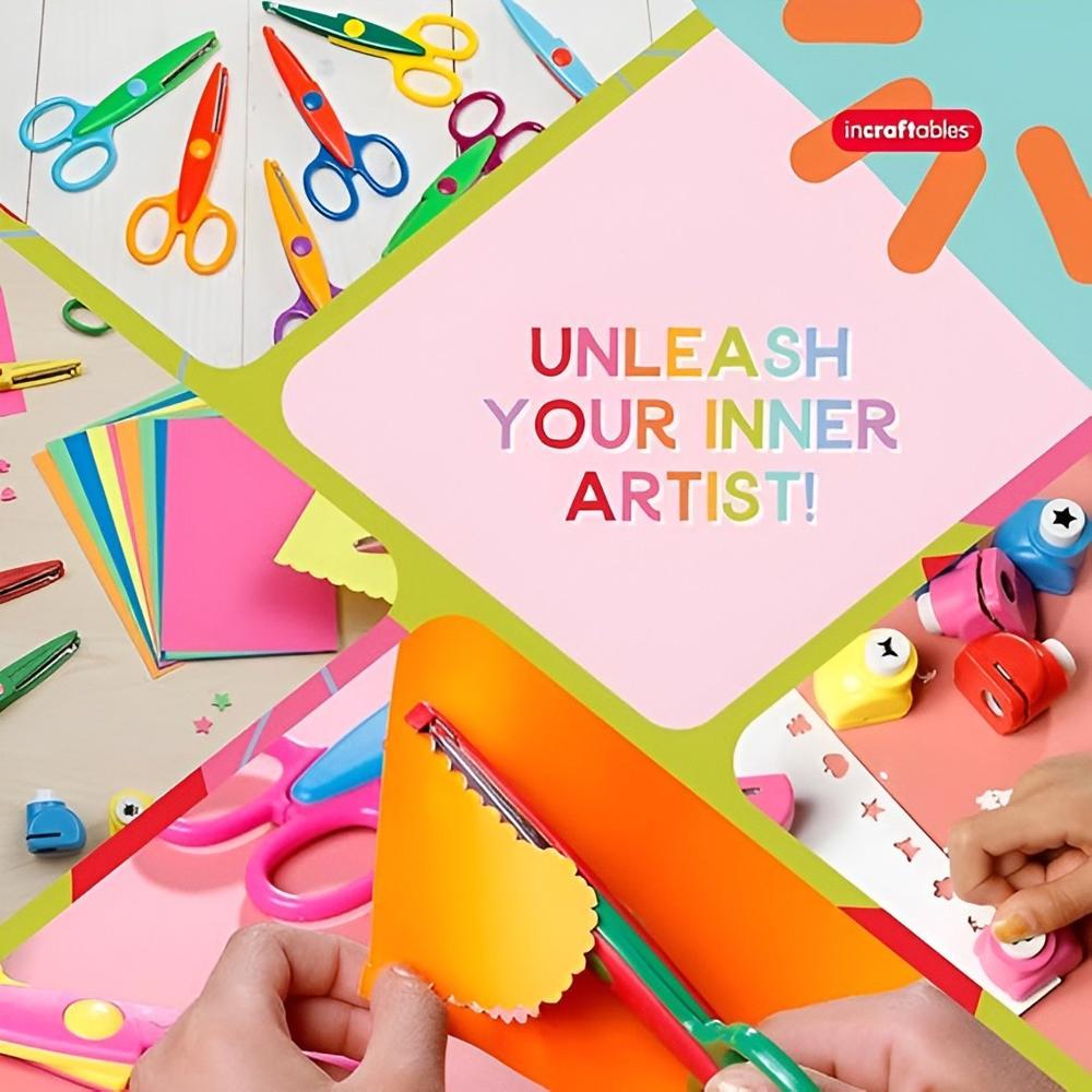 Plastic Zigzag Scissor