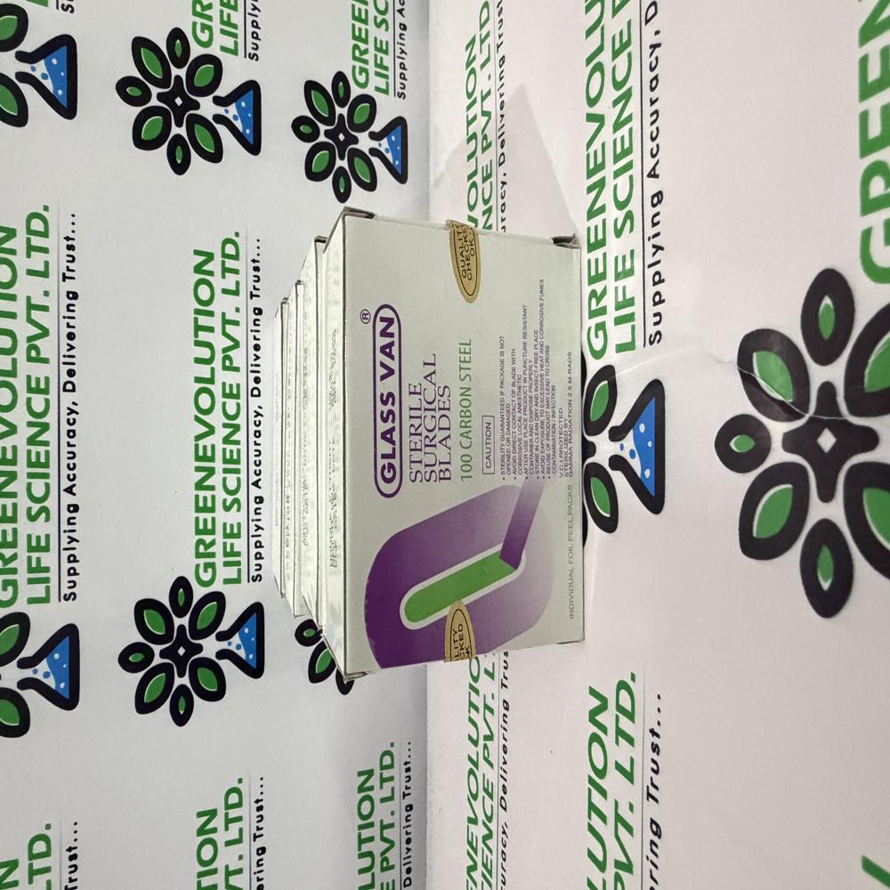 Glass Van Sterile Surgical Blades