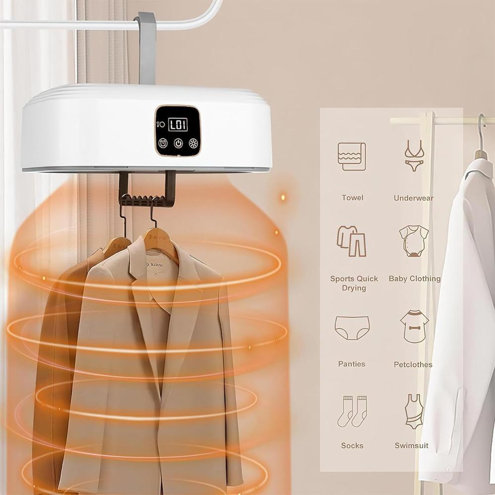 Portable Electric Clothes Dryer Foldable Laundry