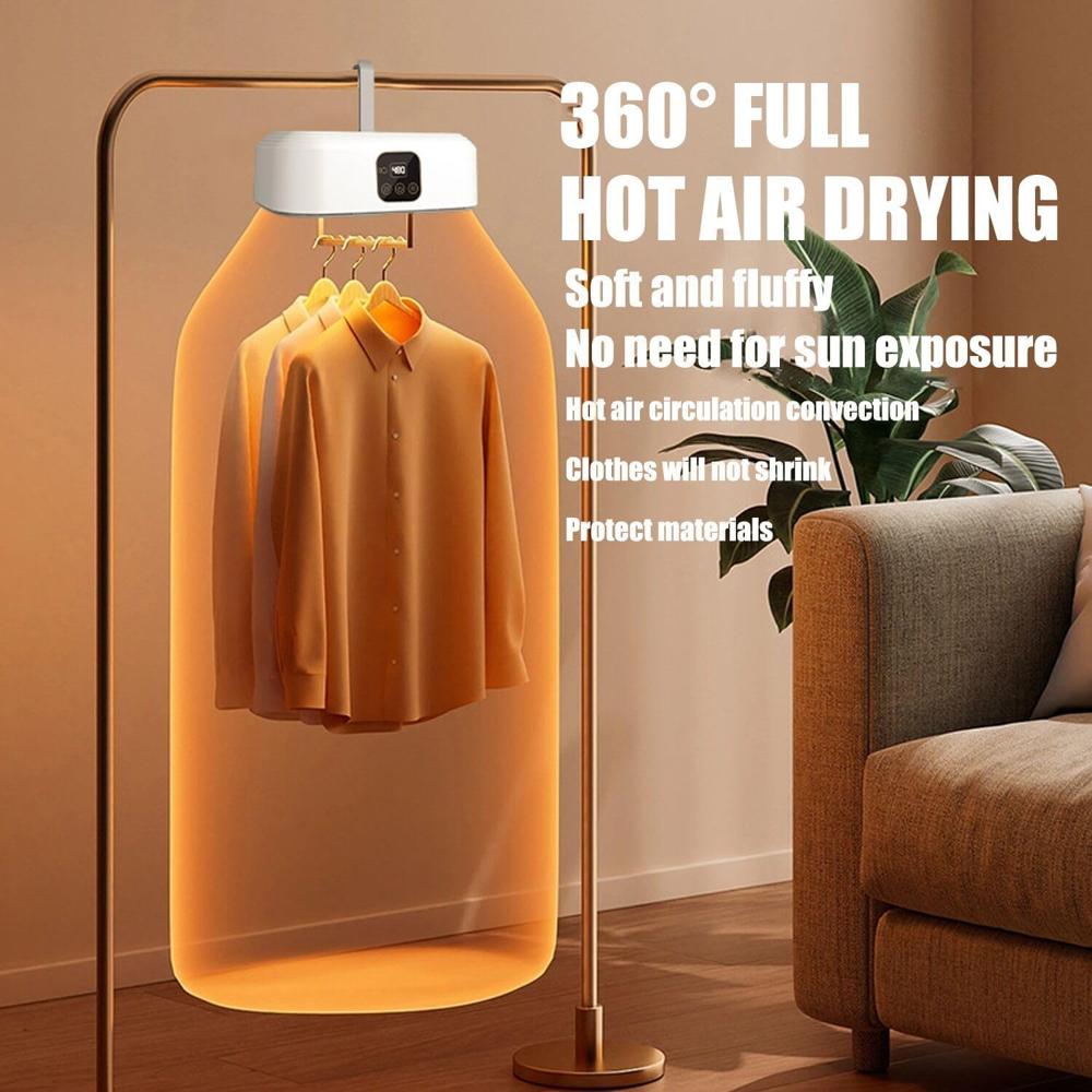 Portable Electric Clothes Dryer Foldable Laundry