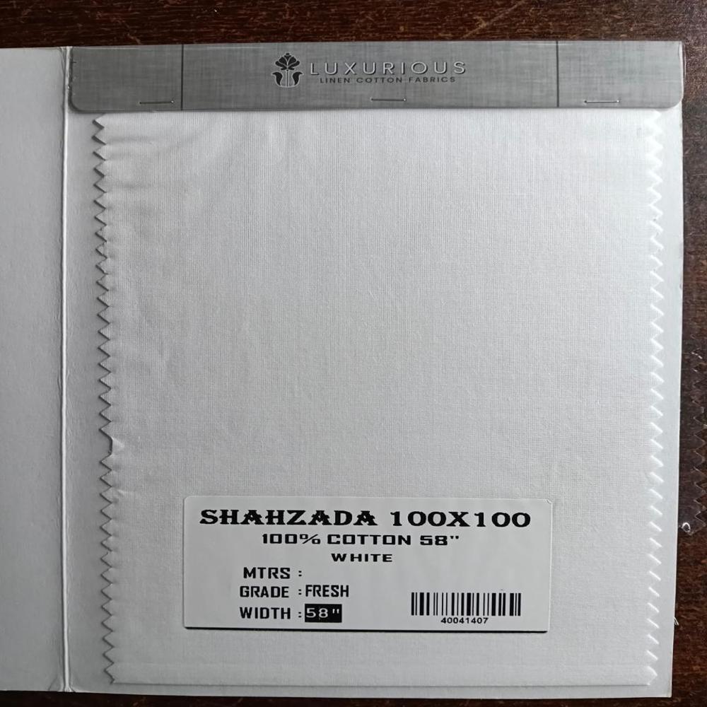 100 x 100 COTTON LINEN SHIRTING FABRIC 58