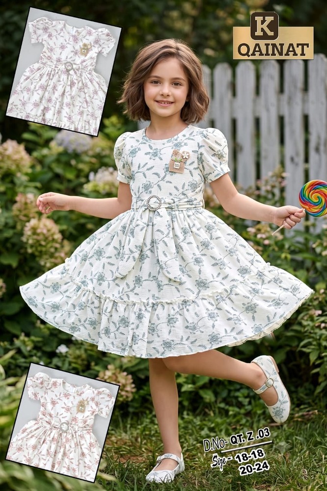 Prited Cotton Frock