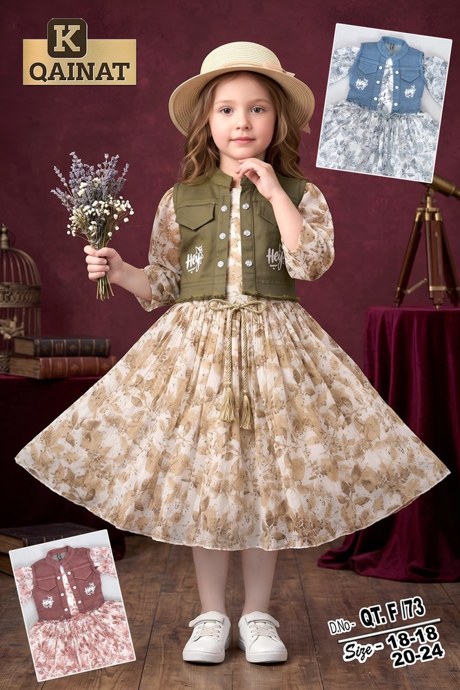Prited Cotton Frock