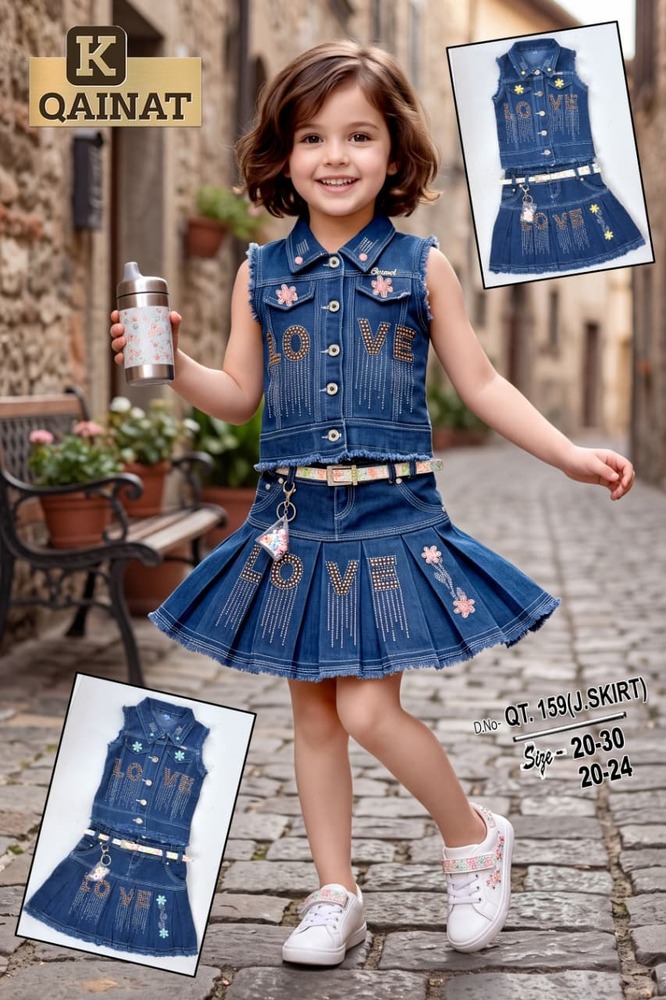D No-QT -159 Girls Skirt Top