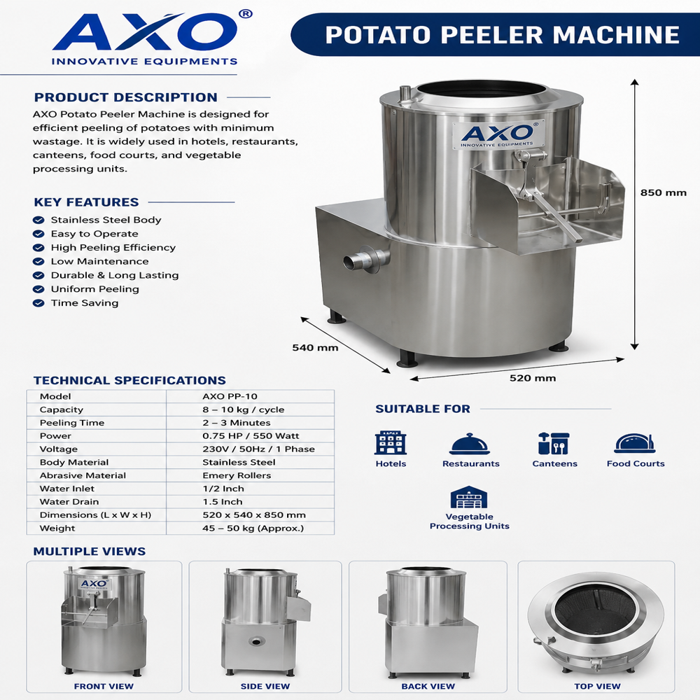 Pototo Peeler Machine