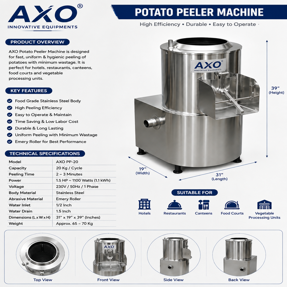 Pototo Peeler Machine