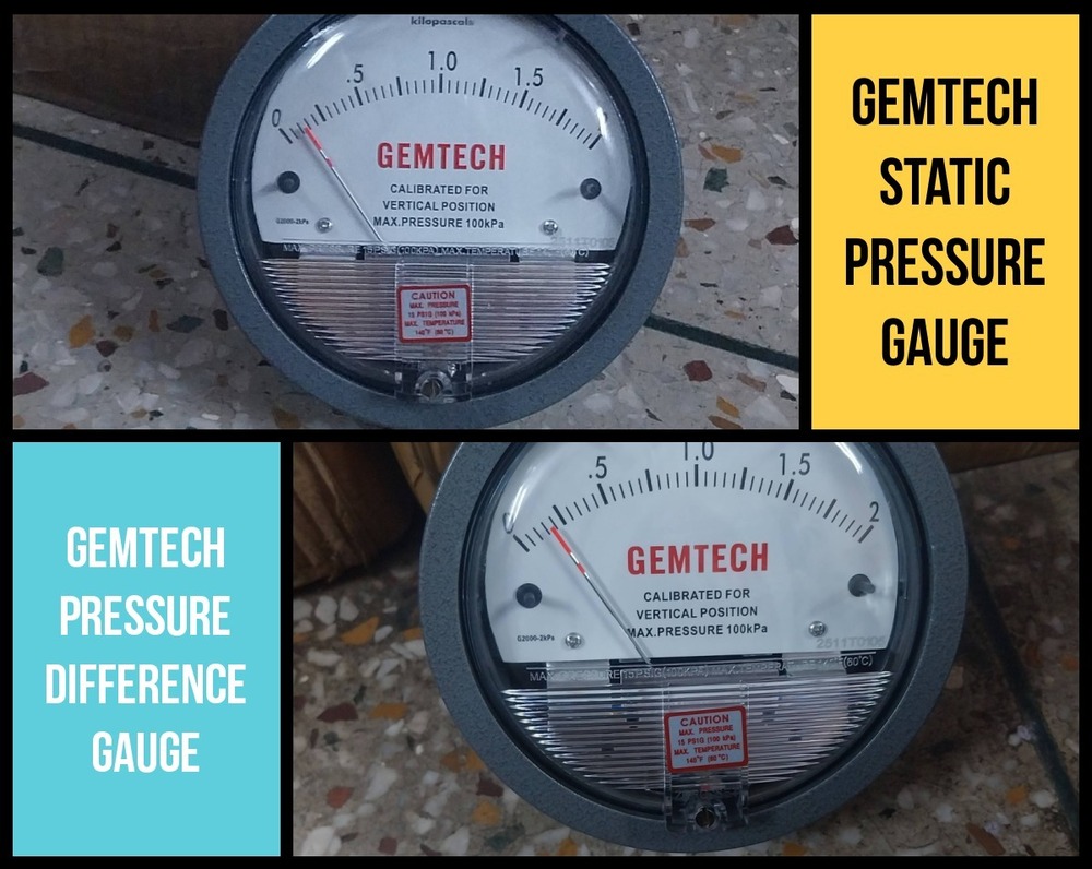GEMTECH Differential Pressure Gauge In Hansa Industrial Park Mohali Punjab
