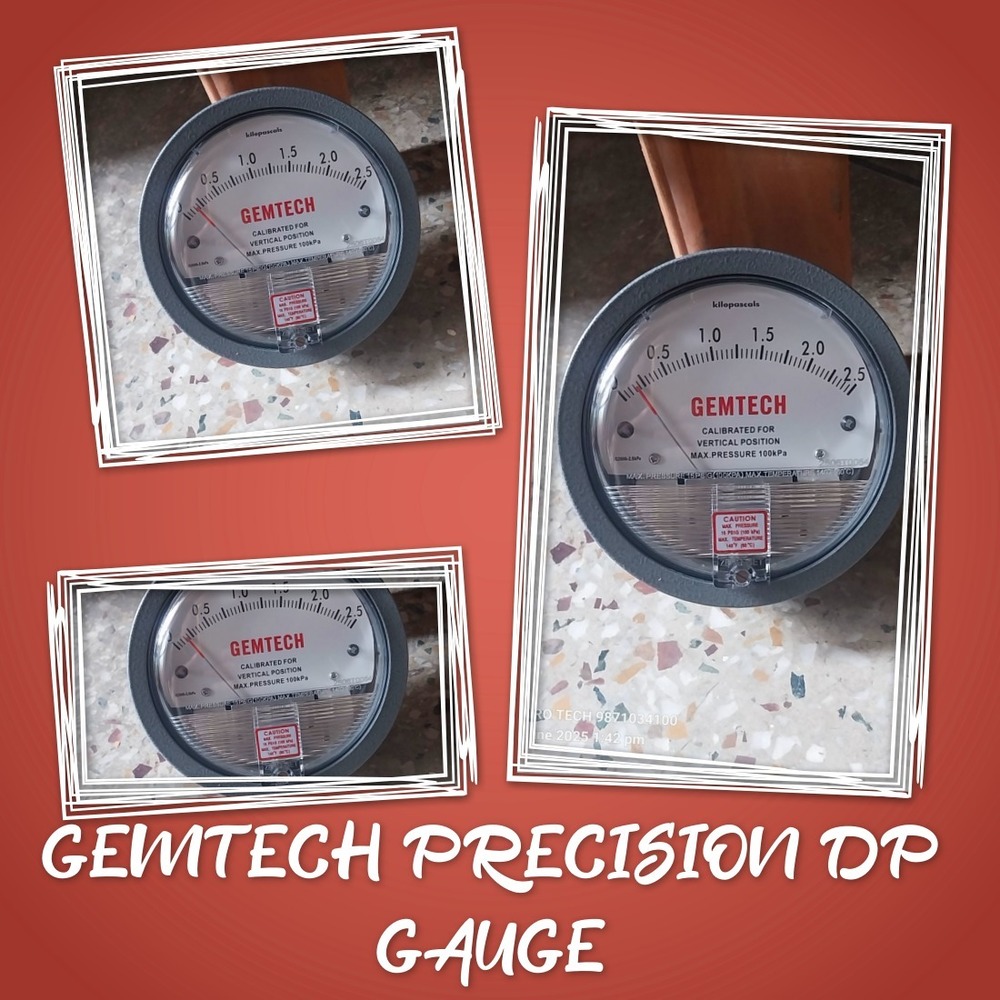 GEMTECH Differential Pressure Gauge In Hansa Industrial Park Mohali Punjab