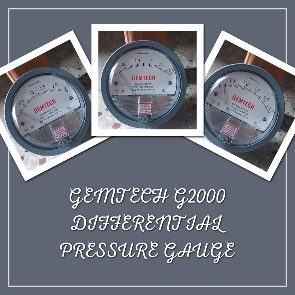 GEMTECH Differential Pressure Gauge NEAR Manali Industrial Area Chennai