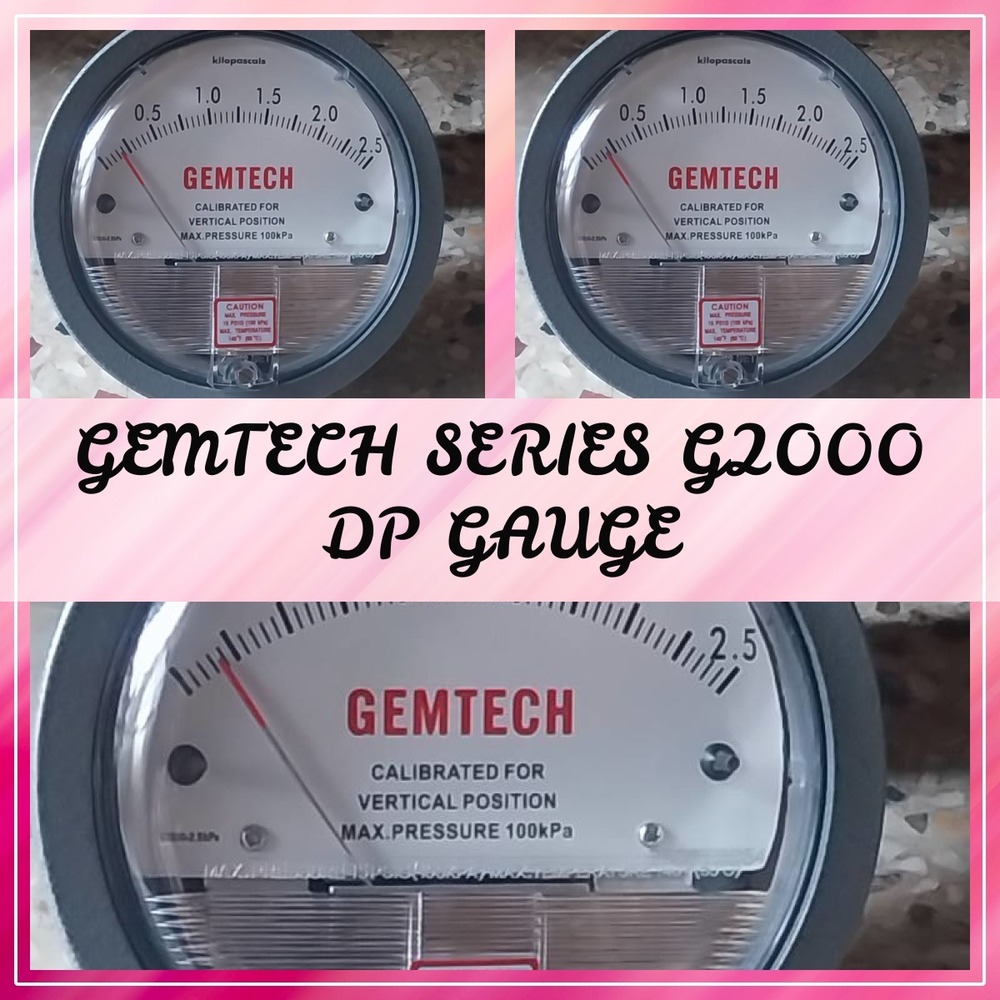 GEMTECH Differential Pressure Gauge NEAR Manali Industrial Area Chennai