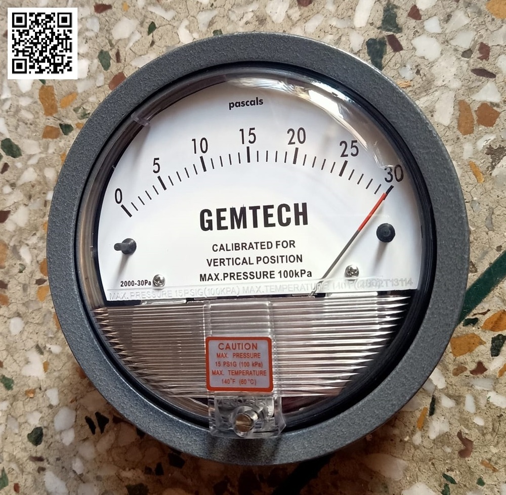 GEMTECH Differential Pressure Gauge NEAR Manali Industrial Area Chennai