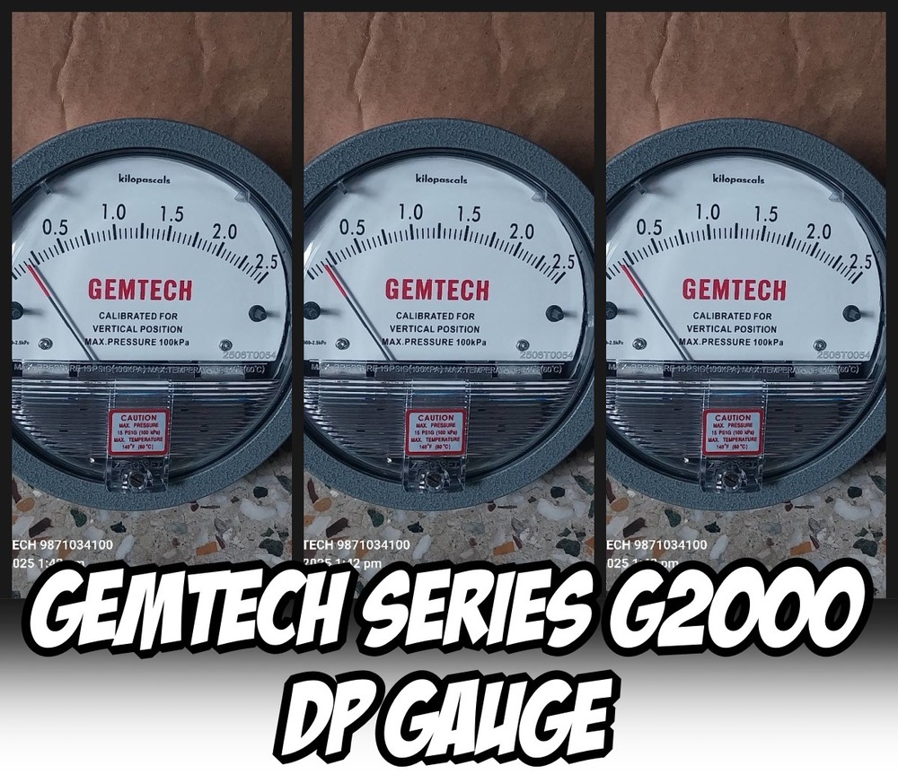 GEMTECH Differential Pressure Gauge NEAR Manali Industrial Area Chennai