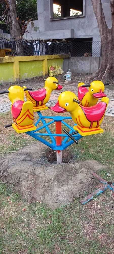 4 seater duck shaped merry go round