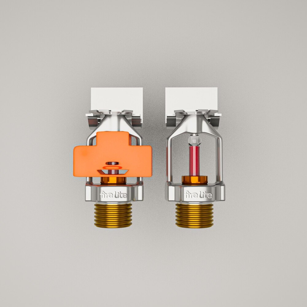 Sidewall Fire Sprinkler - Color: Silver