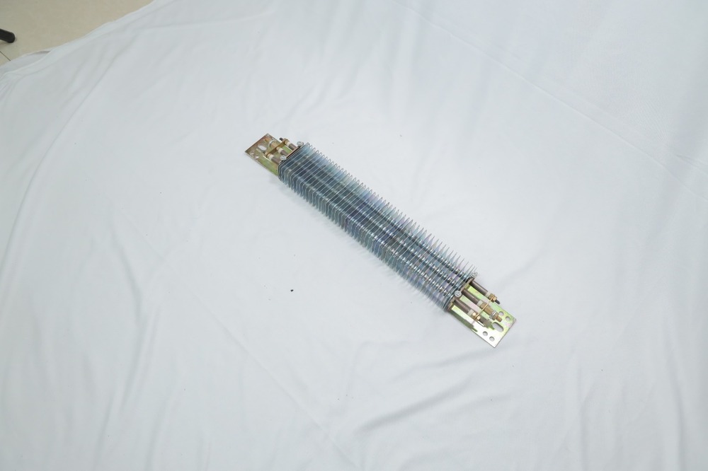 Finned air heater