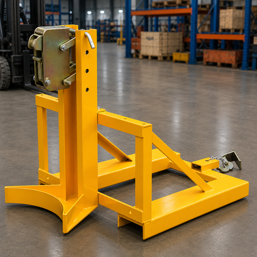 Single Drum Forklift Attachment