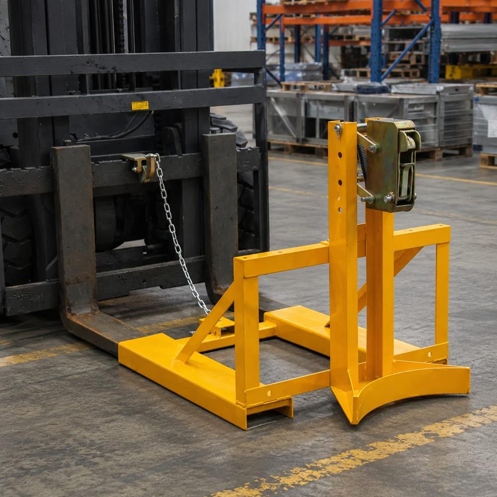 Single Drum Forklift Attachment