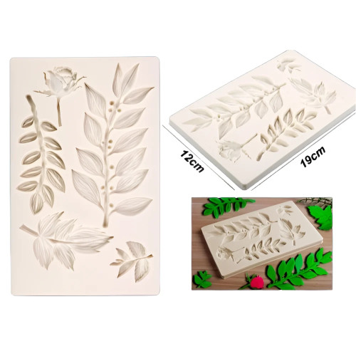 Leaves Silicone Candle Mould