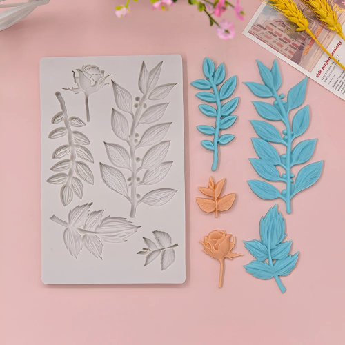 Leaves Silicone Candle Mould