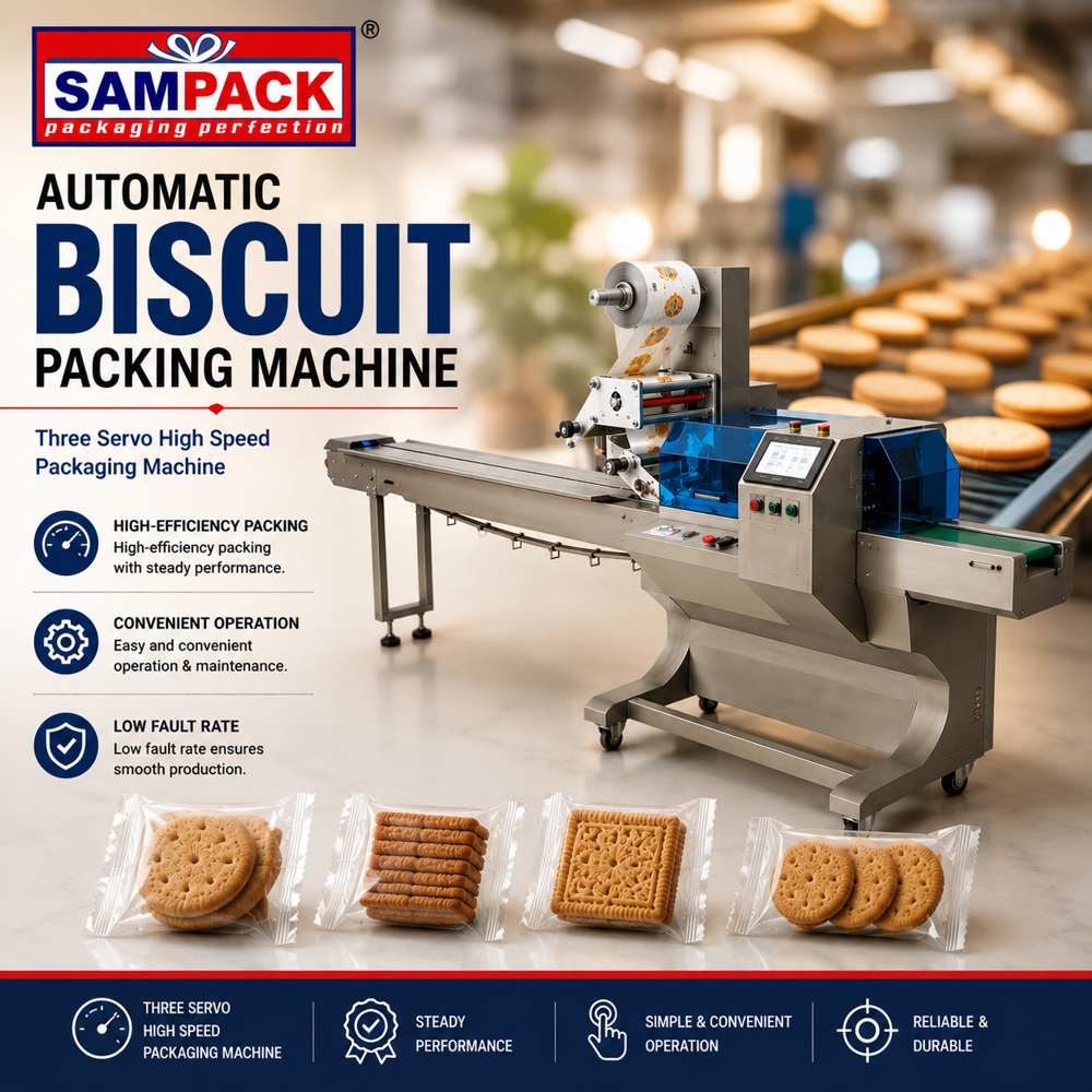 Automatic Biscuit Packing Machine