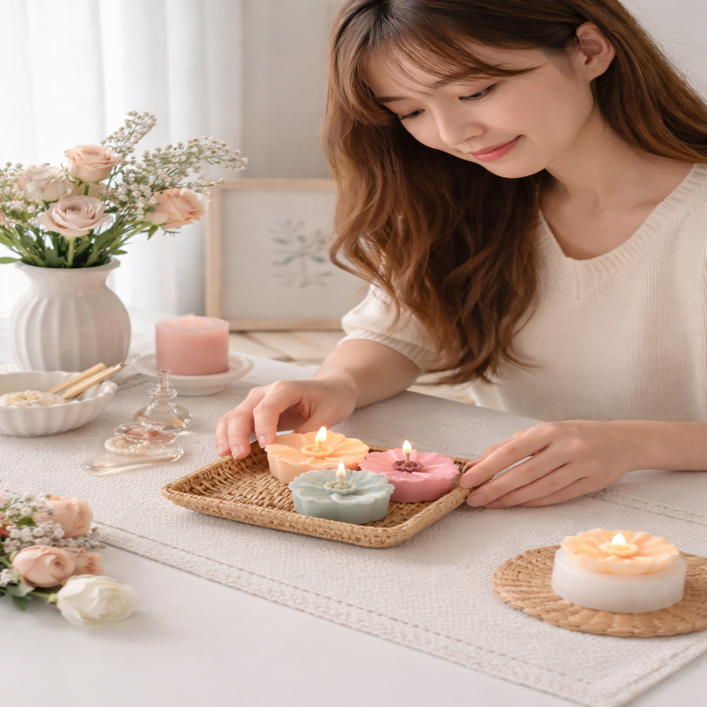 Flower Silicone Candle Mould