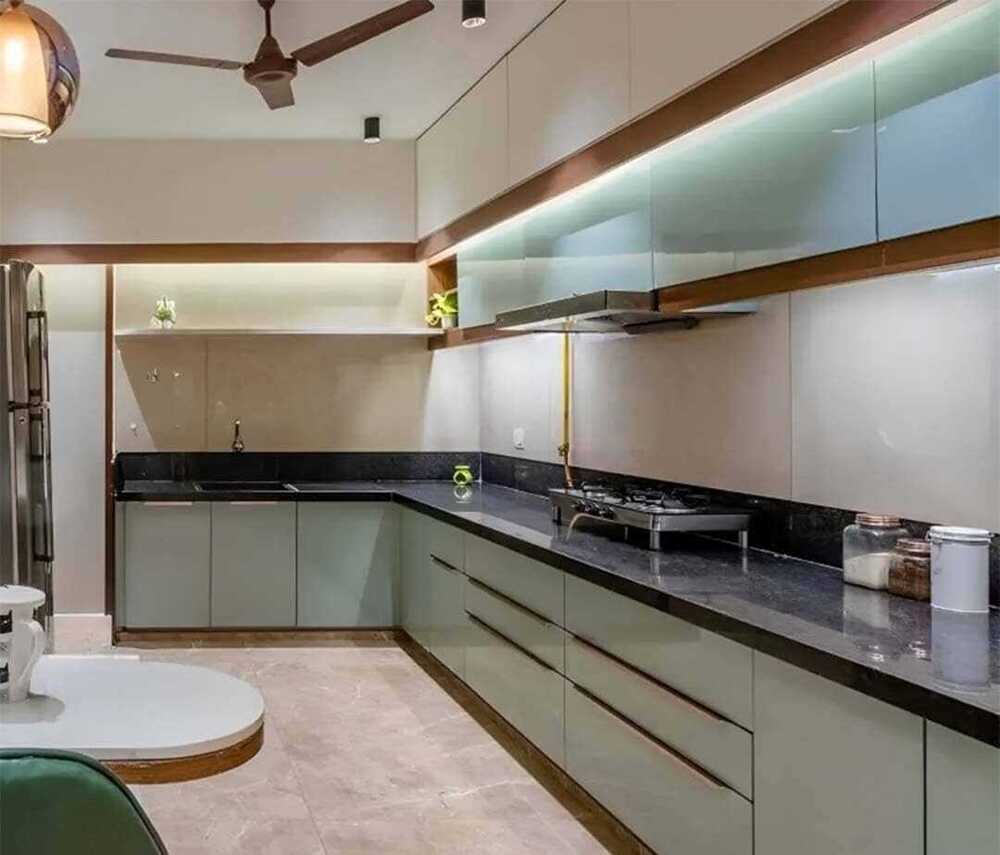 L Shape Modular Kitchen