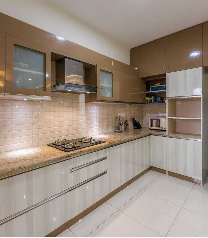 L Shape Modular Kitchen