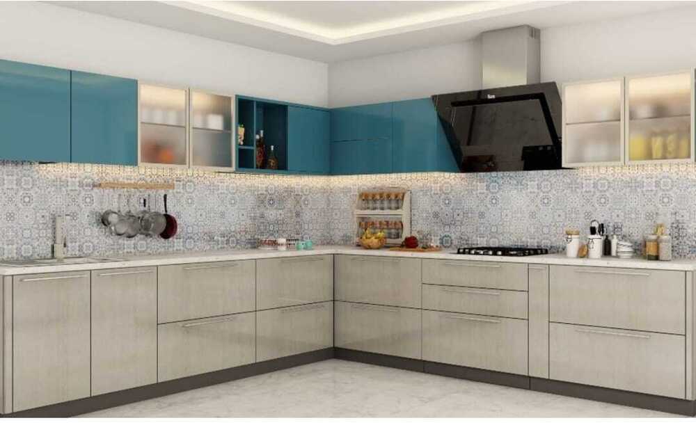 L Shape Modular Kitchen