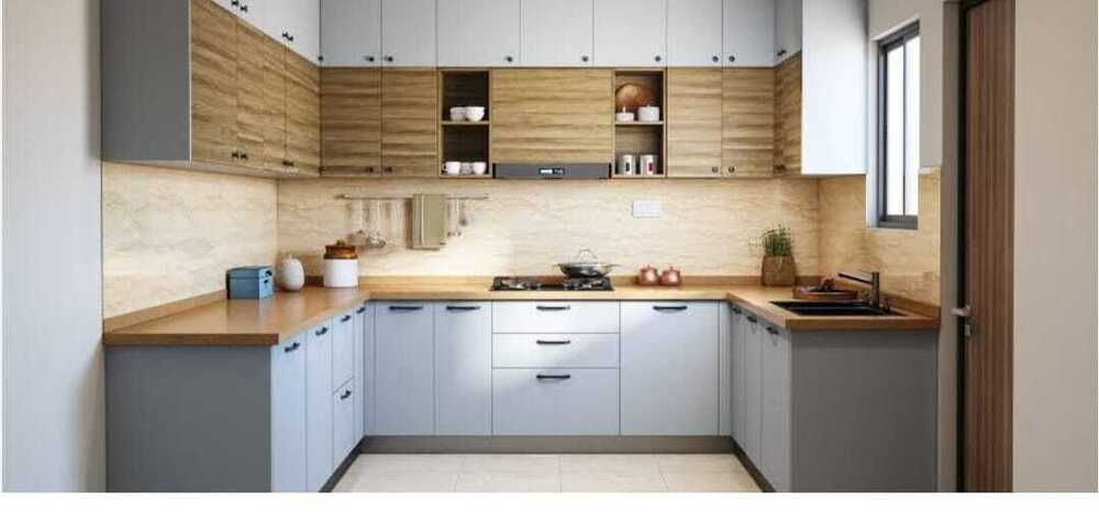 U Shape Modular Kitchen