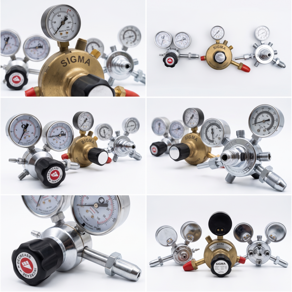 Stainless Steel Body Gas Regulators