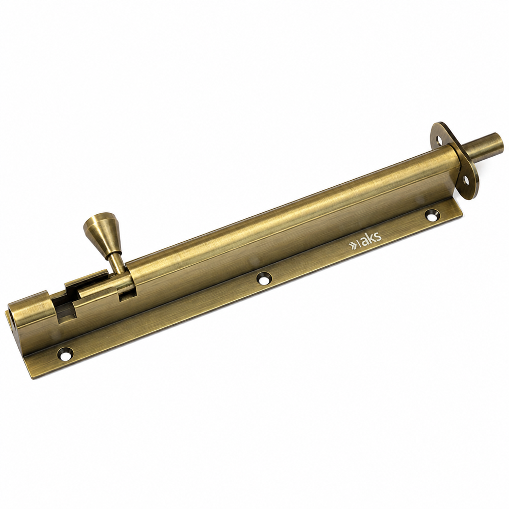 Aks Aluminium Marble Tower Bolt - Color: Satin