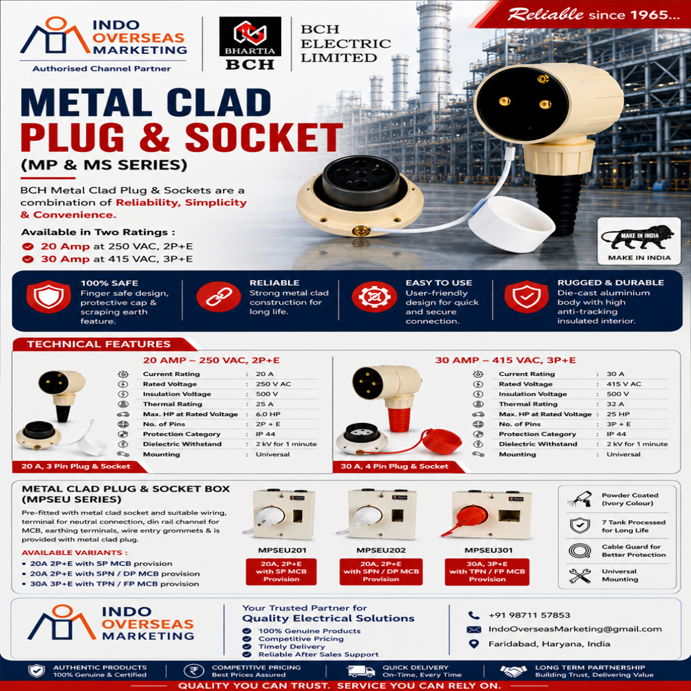 BCH - MS & MP Plugs & Sockets