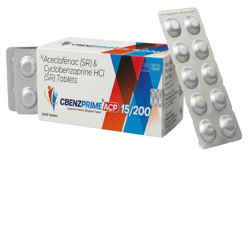 Aceclofenac (SR) & Cyclobenzaprine HCI (SR) Tablets