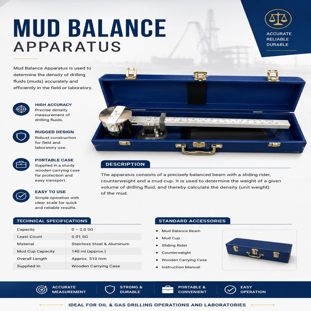 Mud Balance 4 Scale Metal