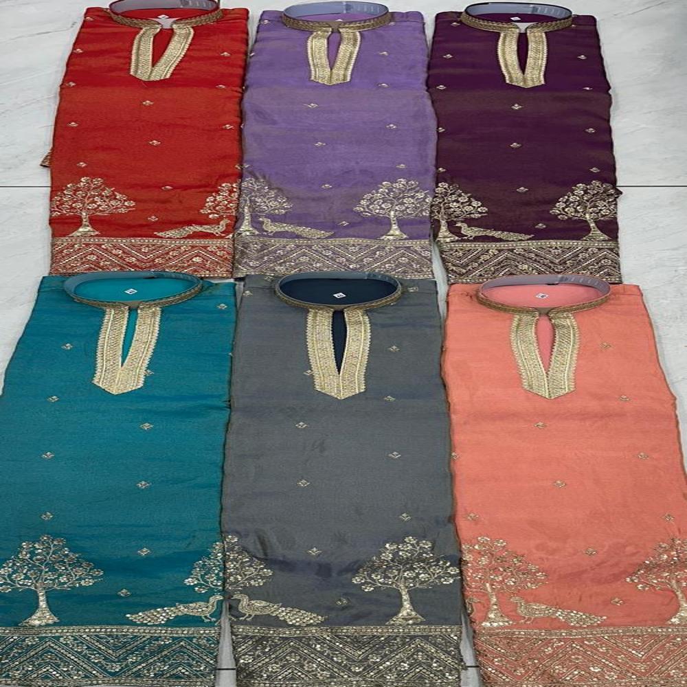 TISSUE DAMAN KURTA