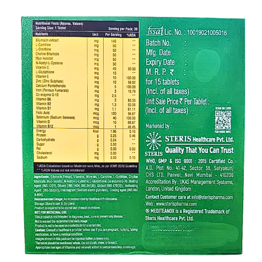 Silymarin , multivitamin, multimineral , co-Enzyme Q10 & Amino Acids Enirched tablets