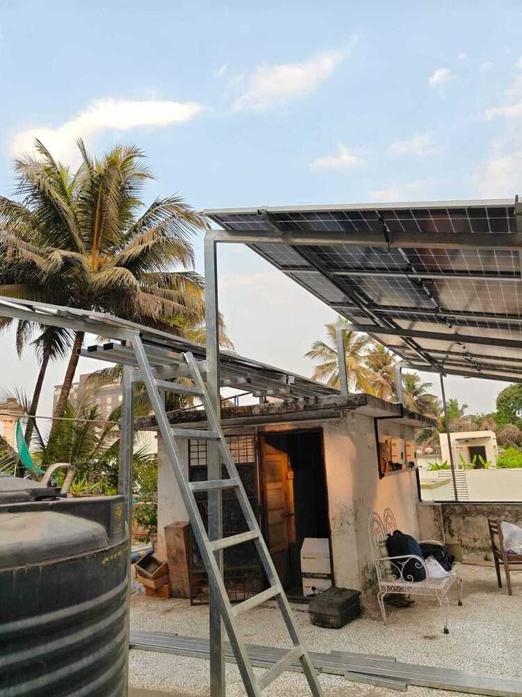 Solar Panel Mounting Structure