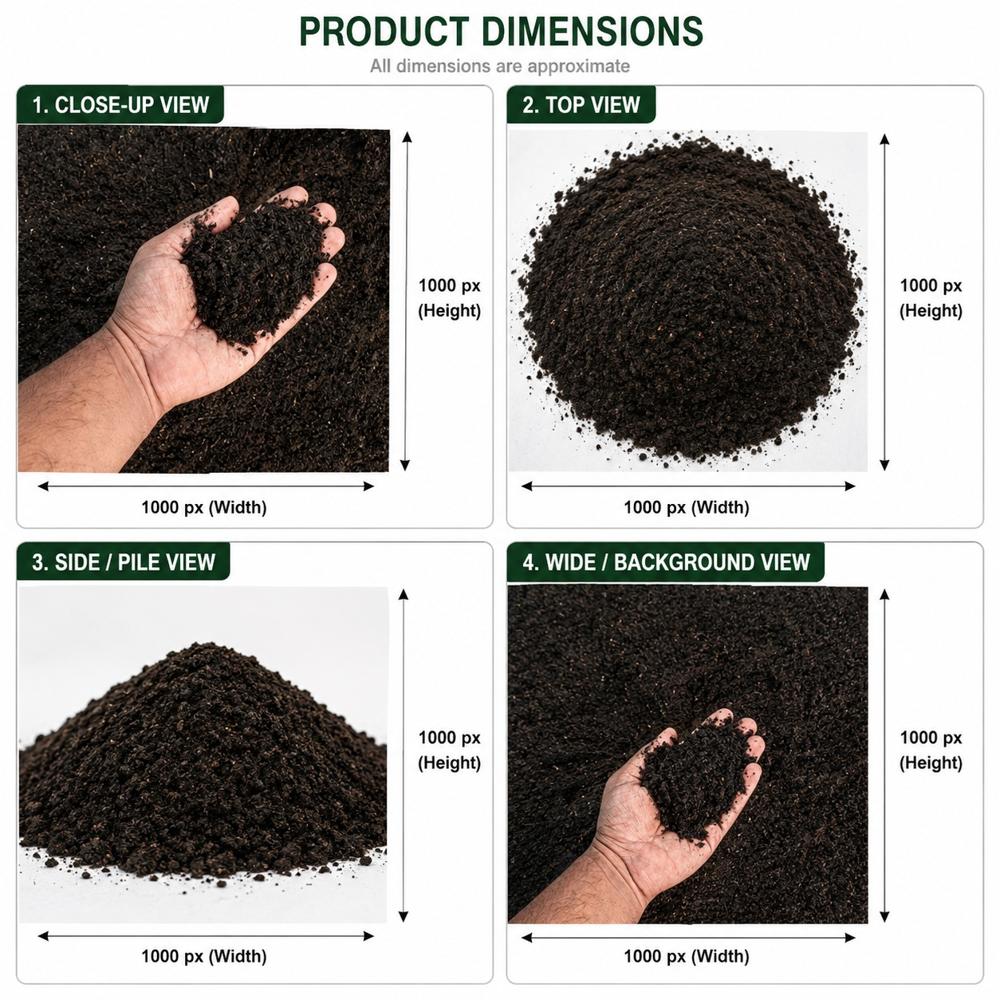 Vermi Compost - Physical State: Granular
