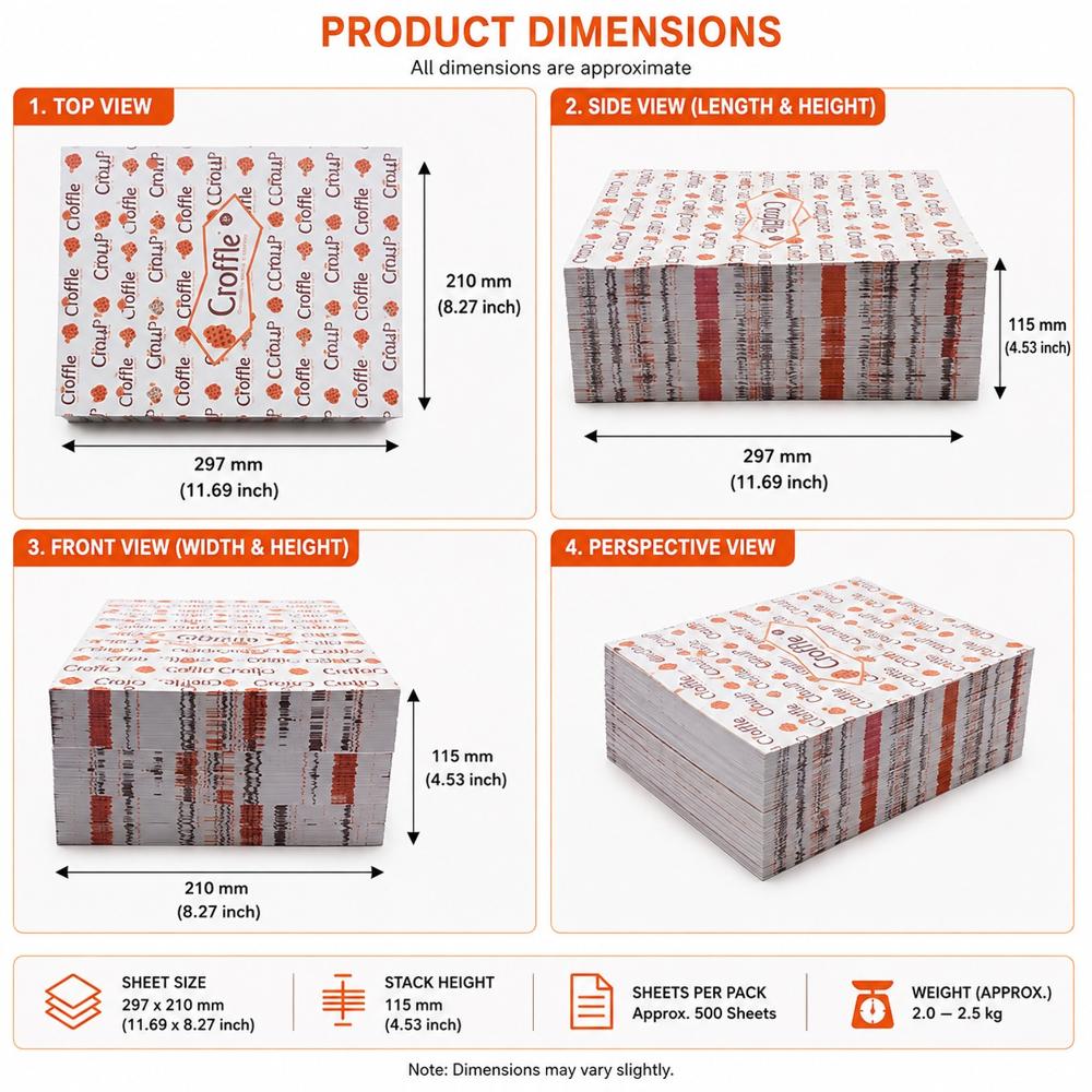 Butter Paper - Coating Material: Silicone
