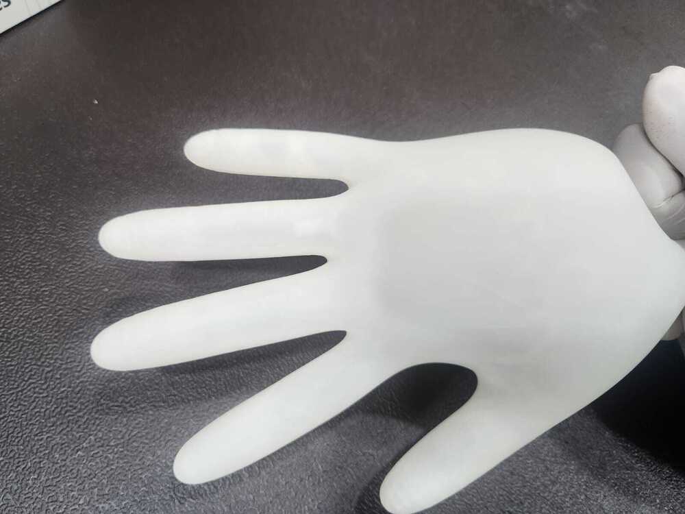 Hospital White Latex Gloves