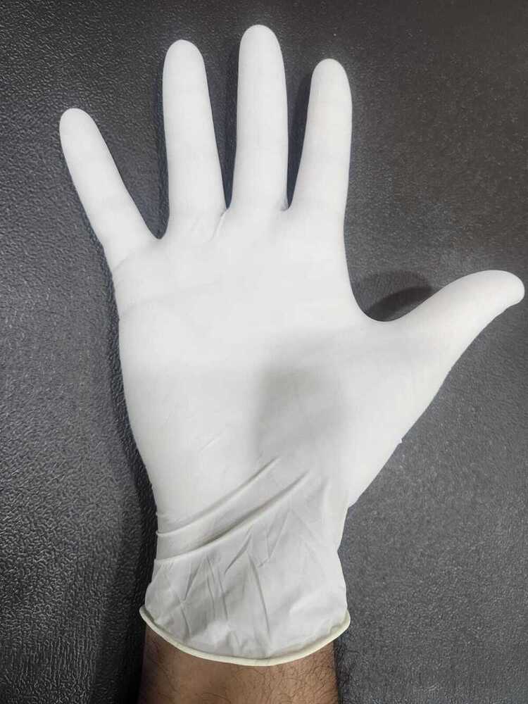 White Latex Gloves