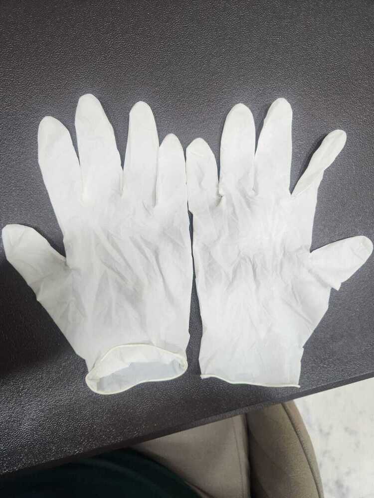White Latex Gloves